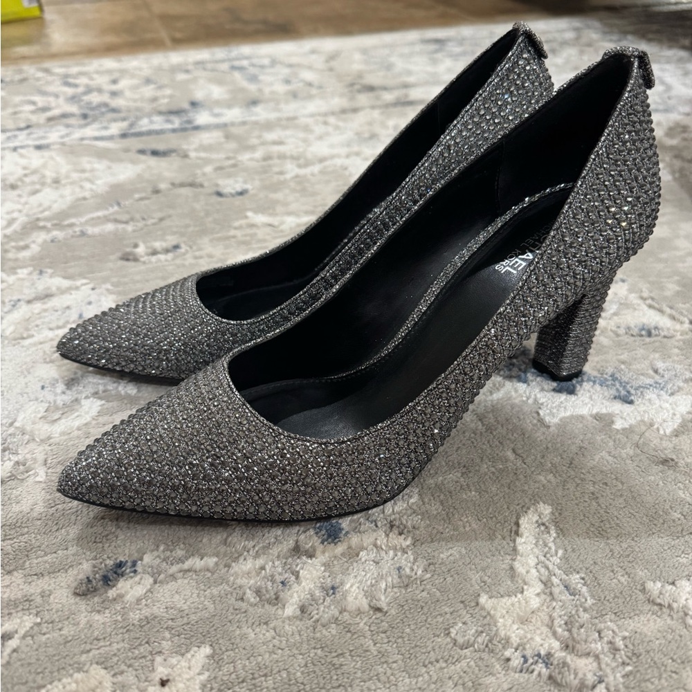 MICHAEL Michael Kors Silver Heels